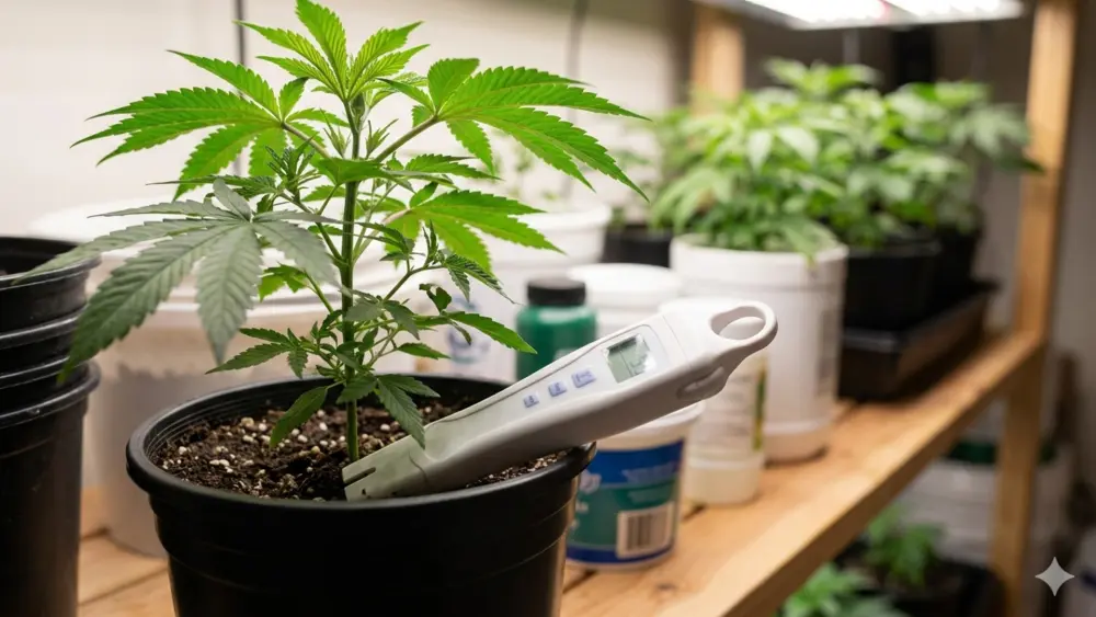 Le maintien de valeurs EC correctes, de la germination &agrave; la r&eacute;colte, contribue &agrave; produire une culture saine.