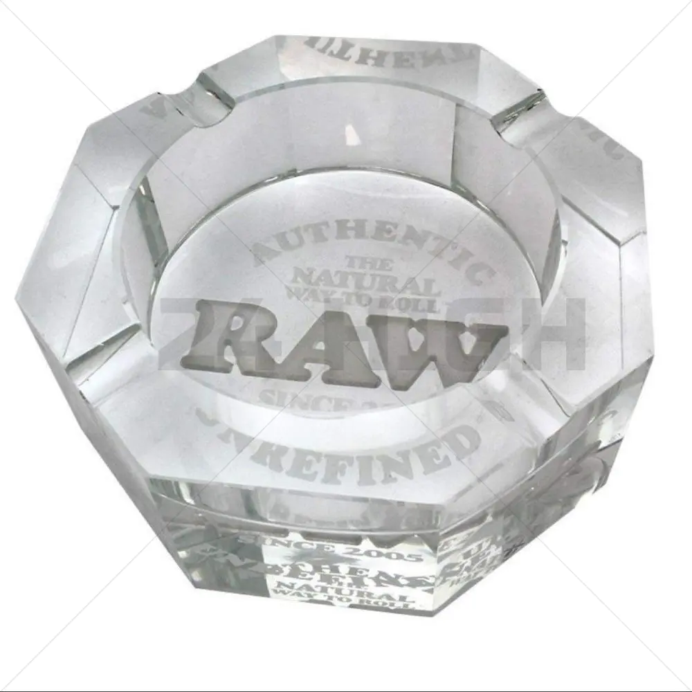 Cendrier en verre cristal RAW 
