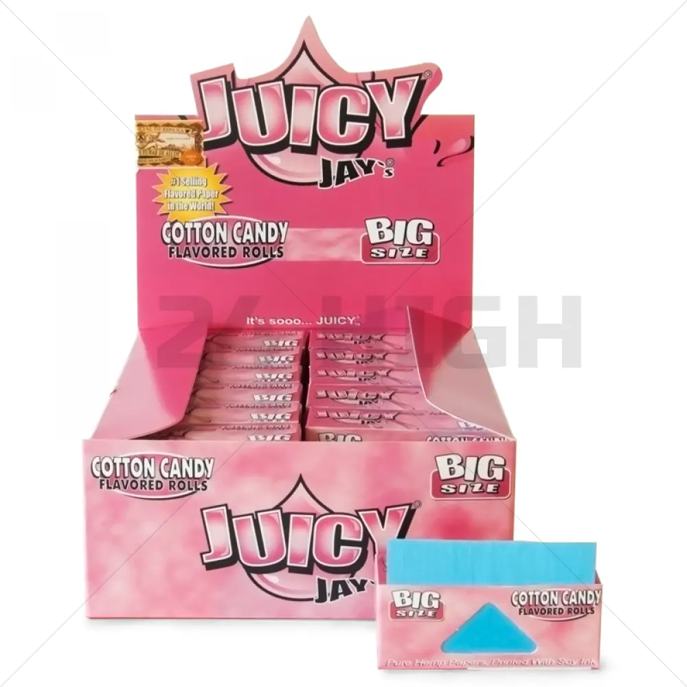 La barbe à papa de Juicy Jay en rouleau
