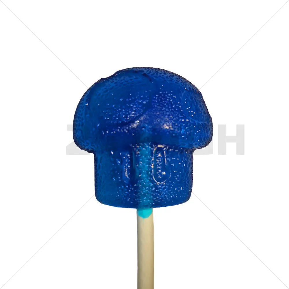 Sucette aux champignons - Myrtille