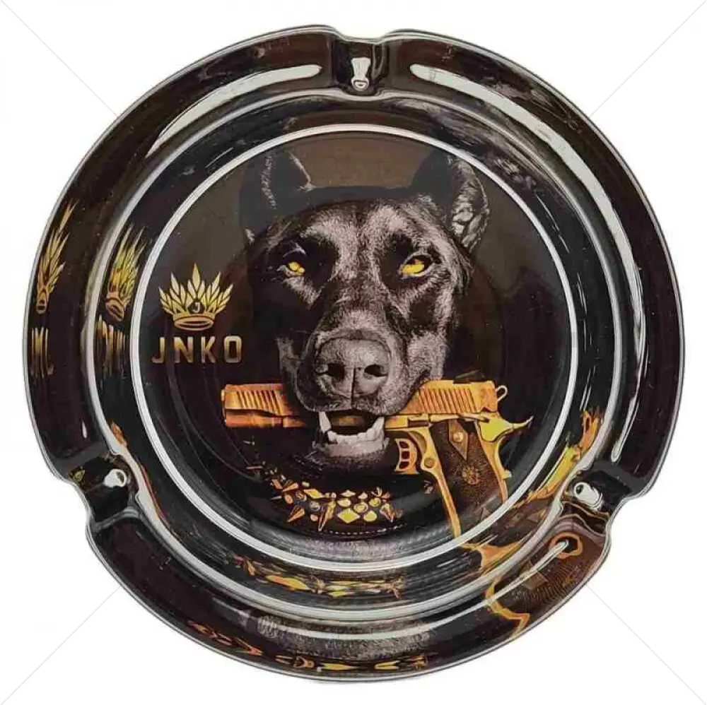 Cendrier rond en verre | Luxury Art Series | Mafia Dog