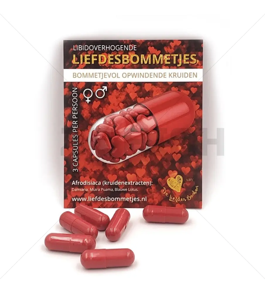 Liefdesbonbon - Bombes d'amour 6 pièces