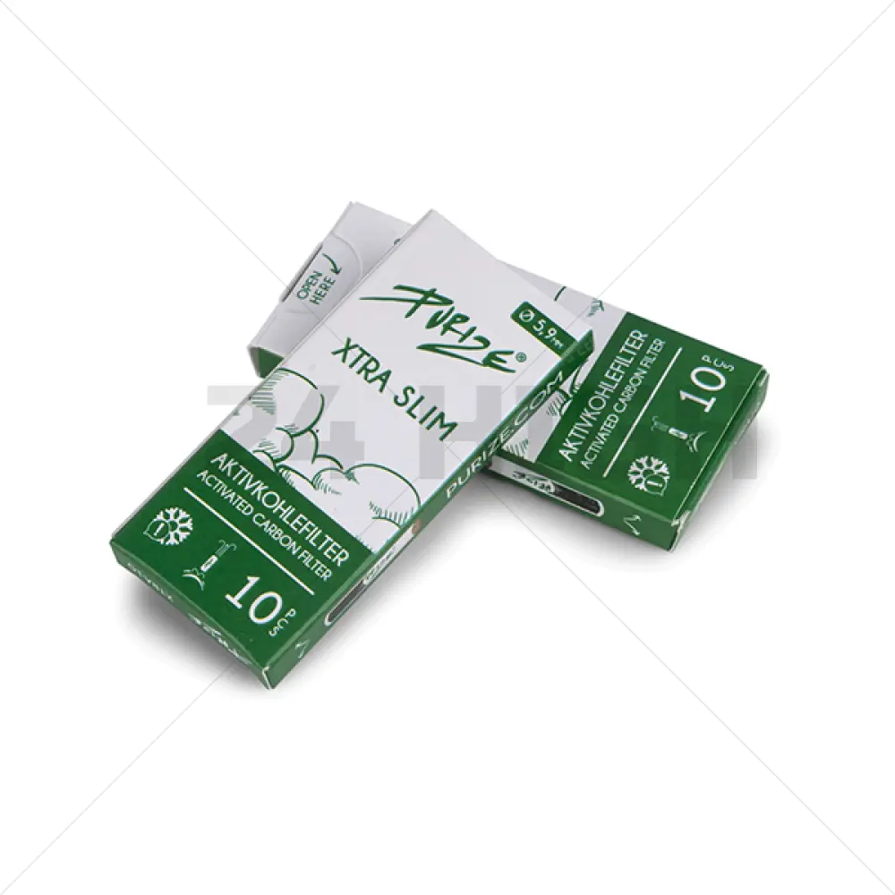 Purize XTRA Slim Filters White - 10 pièces