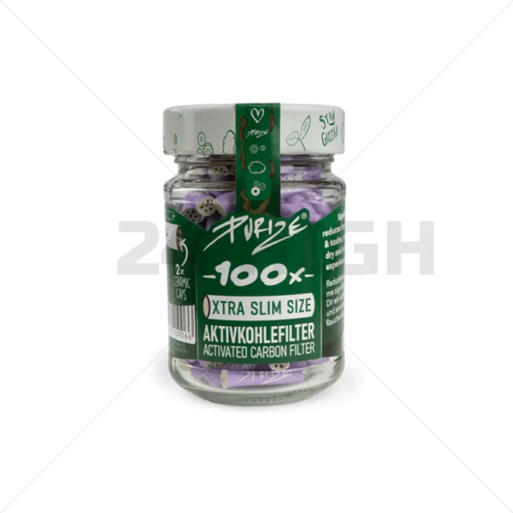 Purize XTRA Slim Filters Lila - 100 pièces