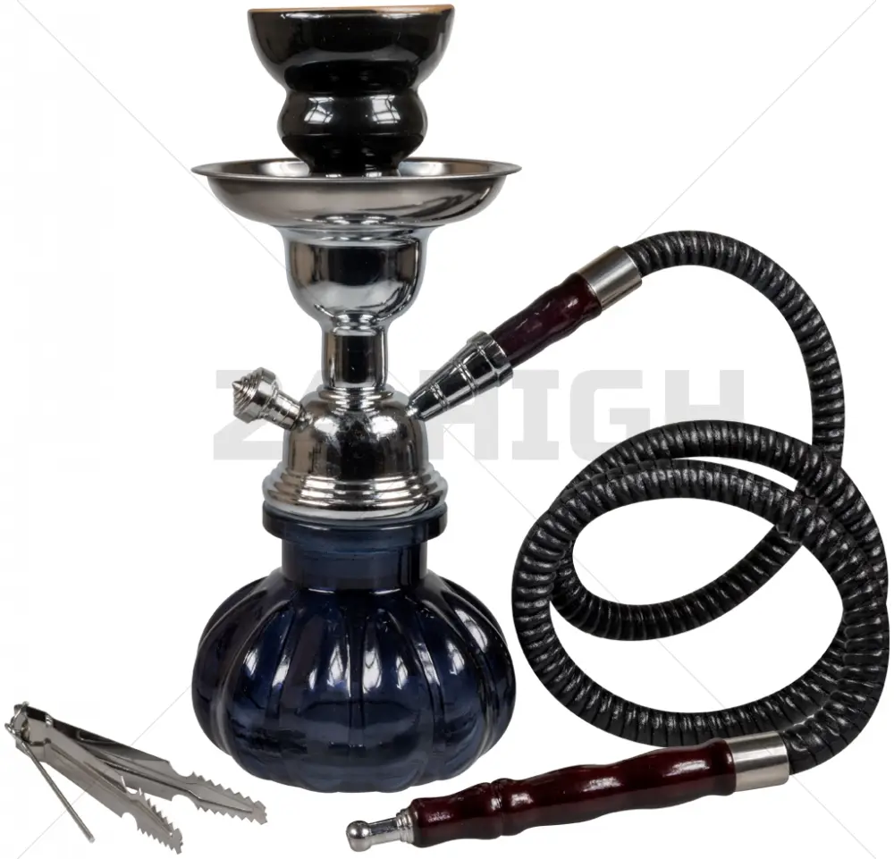 Sahbi Shisha Noir 24 cm, un tuyau