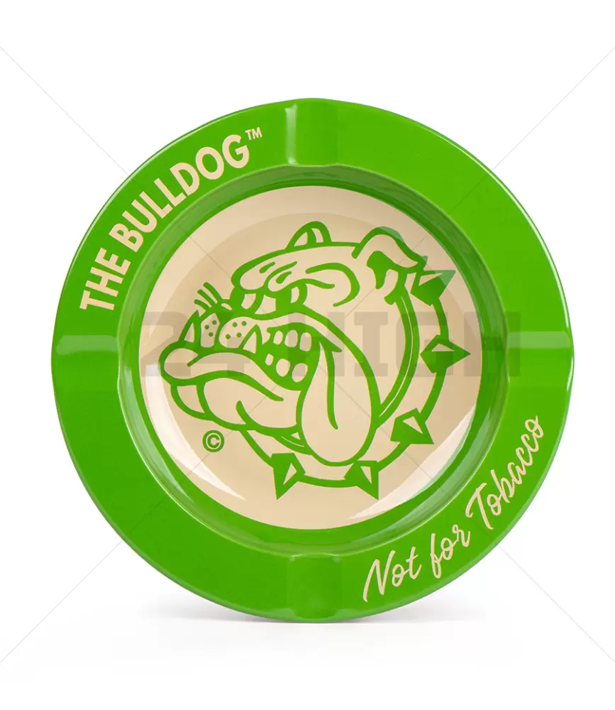 Le cendrier Bulldog vert