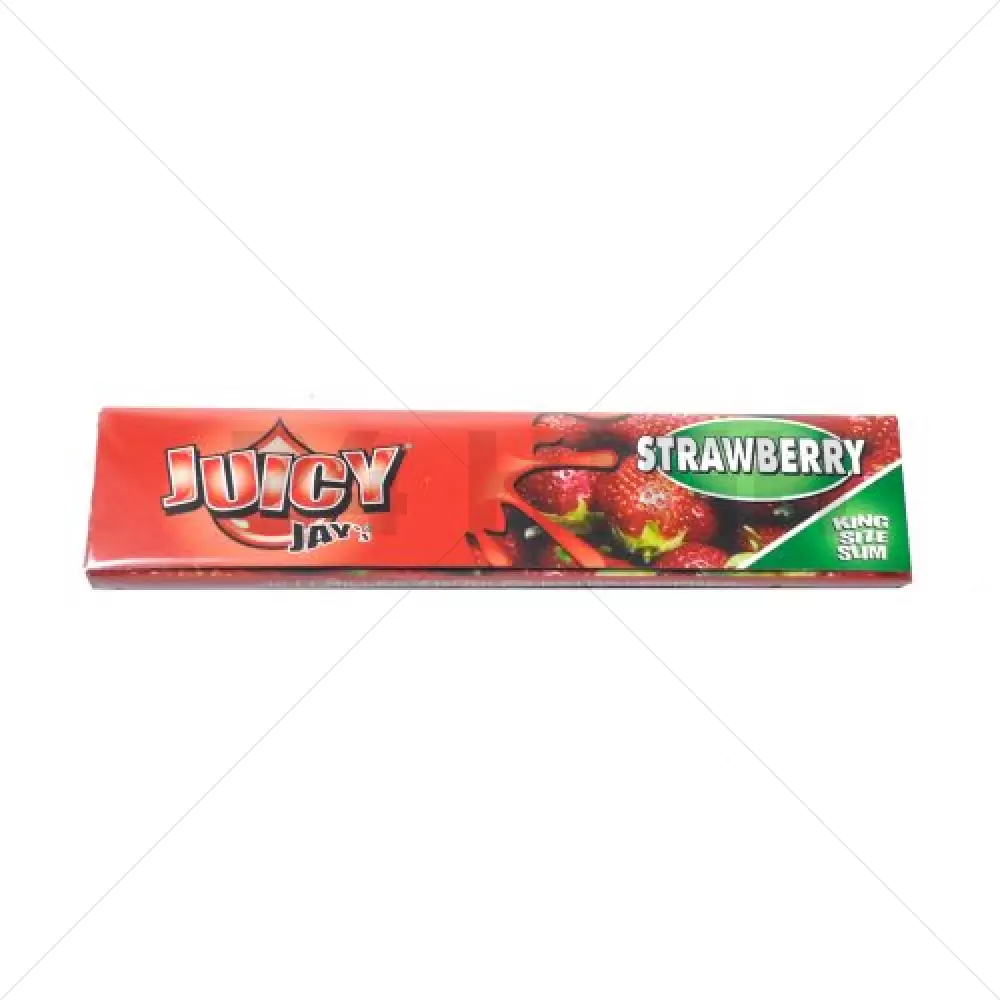 Juicy Jay's King Size Slim Strawberry (fraise mince) 