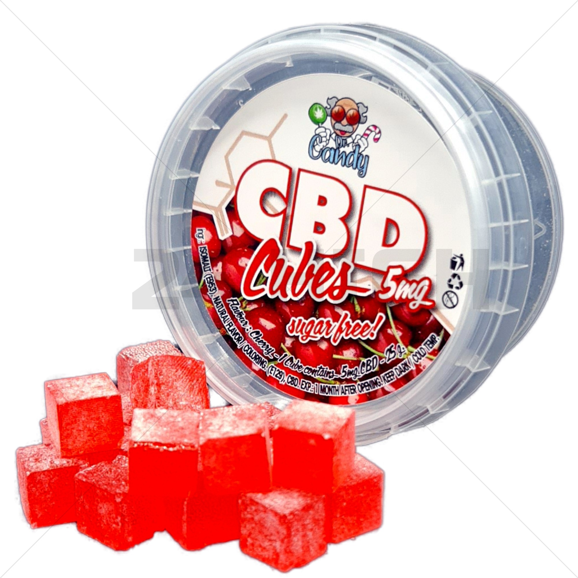 Cubes CBD - Cerise