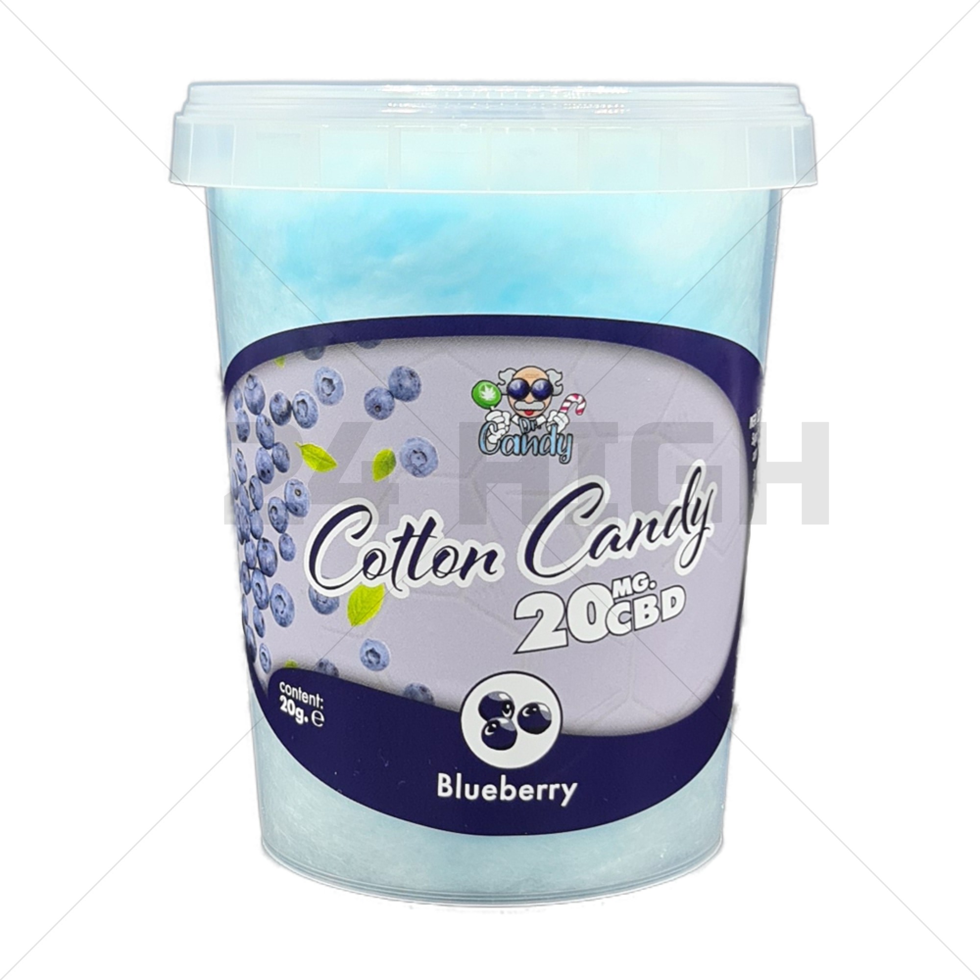 CBD Cotton Candy - Barbe à Papa Baies Bleues